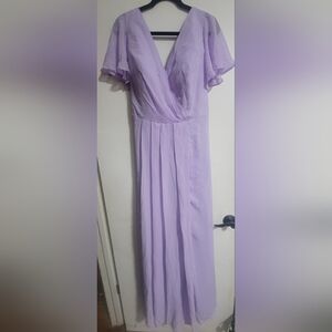 Lavender Bridesmaid Dress, size 22